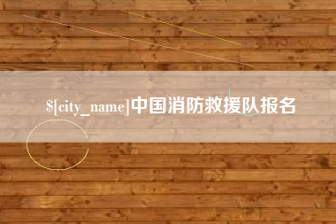 定安中国消防救援队报名