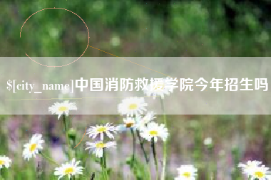 定安中国消防救援学院今年招生吗