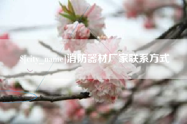 定安消防器材厂家联系方式