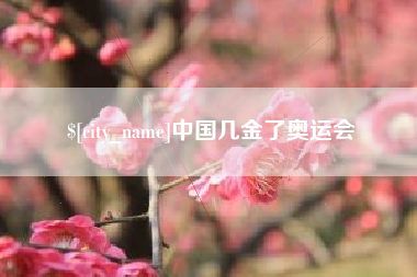定安中国几金了奥运会