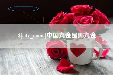 定安中国九金是哪九金