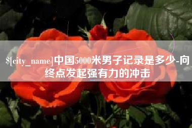 定安中国5000米男子记录是多少-向终点发起强有力的冲击