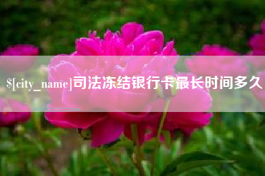 定安司法冻结银行卡最长时间多久