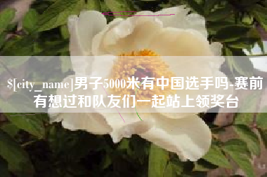 定安男子5000米有中国选手吗-赛前有想过和队友们一起站上领奖台