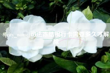 定安司法冻结银行卡需要多久才解除