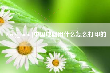 定安中国地图用什么怎么打印的
