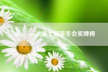定安第七届亚冬会奖牌榜