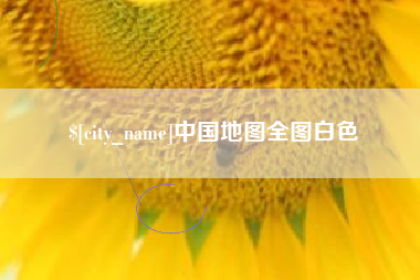 定安中国地图全图白色