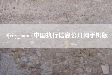 定安中国执行信息公开网手机版