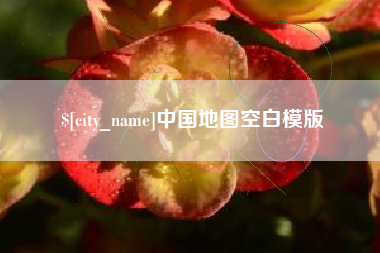 定安中国地图空白模版