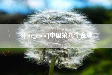 定安中国第九个金牌