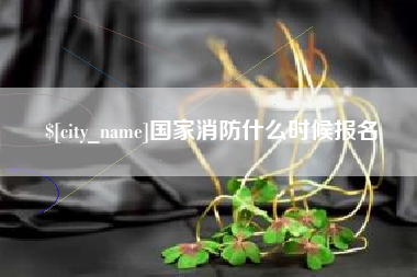 定安国家消防什么时候报名