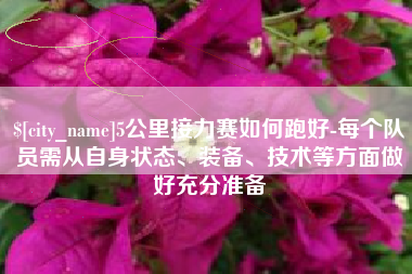 定安5公里接力赛如何跑好-每个队员需从自身状态、装备、技术等方面做好充分准备