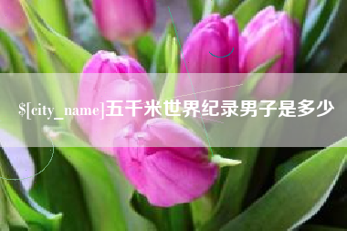 定安五千米世界纪录男子是多少