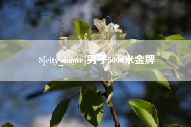 定安男子5000米金牌