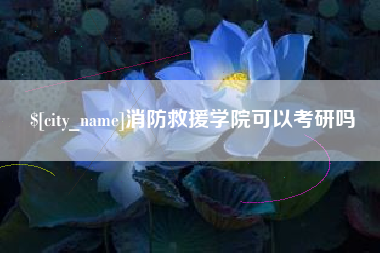 定安消防救援学院可以考研吗