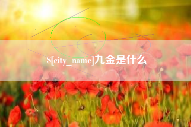 定安九金是什么