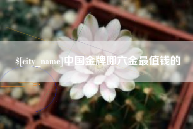定安中国金牌哪六金最值钱的