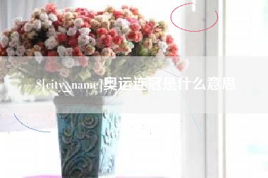定安奥运连冠是什么意思