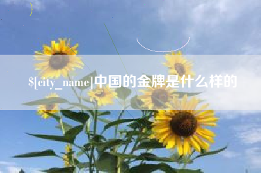 定安中国的金牌是什么样的