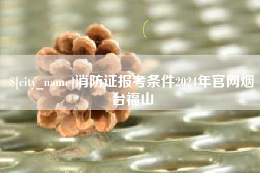 定安消防证报考条件2024年官网烟台福山