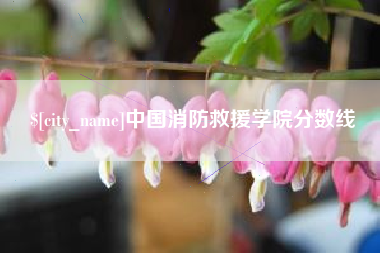 定安中国消防救援学院分数线